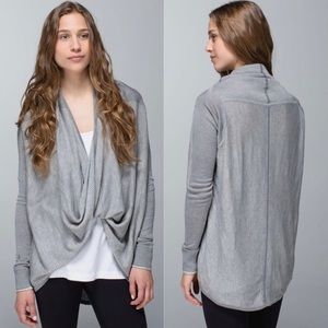 Lululemon Iconic Sweater Wrap Heathered Gray